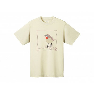 【ふるさと納税】モンベル×小清水町コラボウイックロンTシャツ「ノゴマ」ボーンホワイト　XLサイズ【1725363】