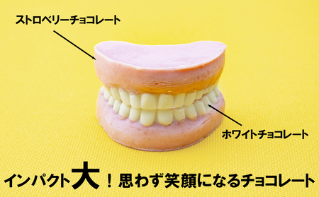 ハロウィン・バレンタインデーチョコレートのニューウェーブ。あなたと一緒にいればー「入れ歯チョコレート」（5個セット）ハロウィンの仮装に。バレンタインデーのサプライズに。【チョコ チョコレート サプライ