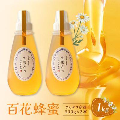 ふるさと納税 大野町 岐阜県産　百花みつ　500g　×2本セット