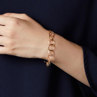 ふるさと納税 魚津市 K18YG バブルデザインチェーンブレスレット |  | 03