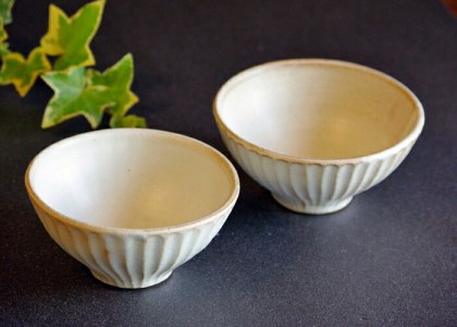 BJ002　Kinari飯碗ペアセット　わかさま陶芸