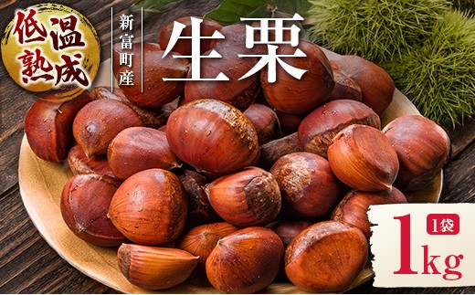 
            ＜期間限定＞国産 低温熟成栗（生栗）1kg 熟成宝珠栗 産地直送 宮崎県新富町産【B671】
          