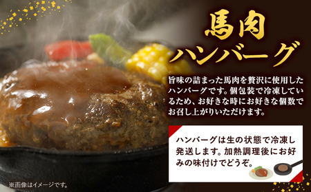 馬肉 ハンバーグ 150g × 10個 桜屋《30日以内に出荷予定(土日祝除く)》 熊本県 山江村 送料無料 肉 馬肉 ハンバーグ 惣菜 小分け