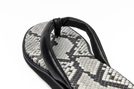 TUっKAKE Python（パイソン）　ユニセックス ファッション 靴 シューズ 栃木レザー つっかけ L（26.5〜27.0cm）