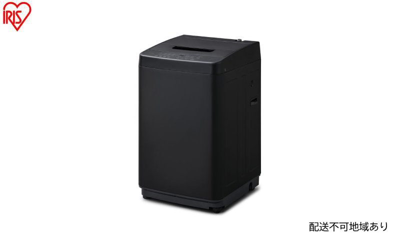 洗濯機 全自動洗濯機 6.0kg IAW-T606-B ブラック アイリスオーヤマ 縦型 縦型洗濯機 小型 コンパクト 上開き 予約タイマー チャイルドロック 新生活 一人暮らし