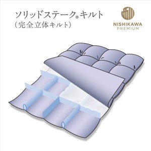 羽毛布団 西川 nishikawa ポーリッシュホワイトグースダウン90％ シングル P265W ふとん