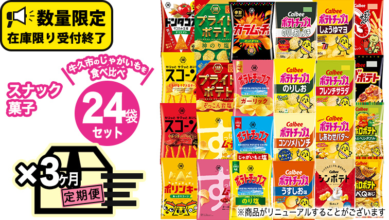 【 3ヶ月 連続 定期便 】 カルビー 湖池屋 人気 24種 詰め合わせ お楽しみ 24袋 スナック菓子 セット カルビー 湖池屋 ポテトチップス ポテチ お菓子 おかし 大量 スナック おつまみ 定
