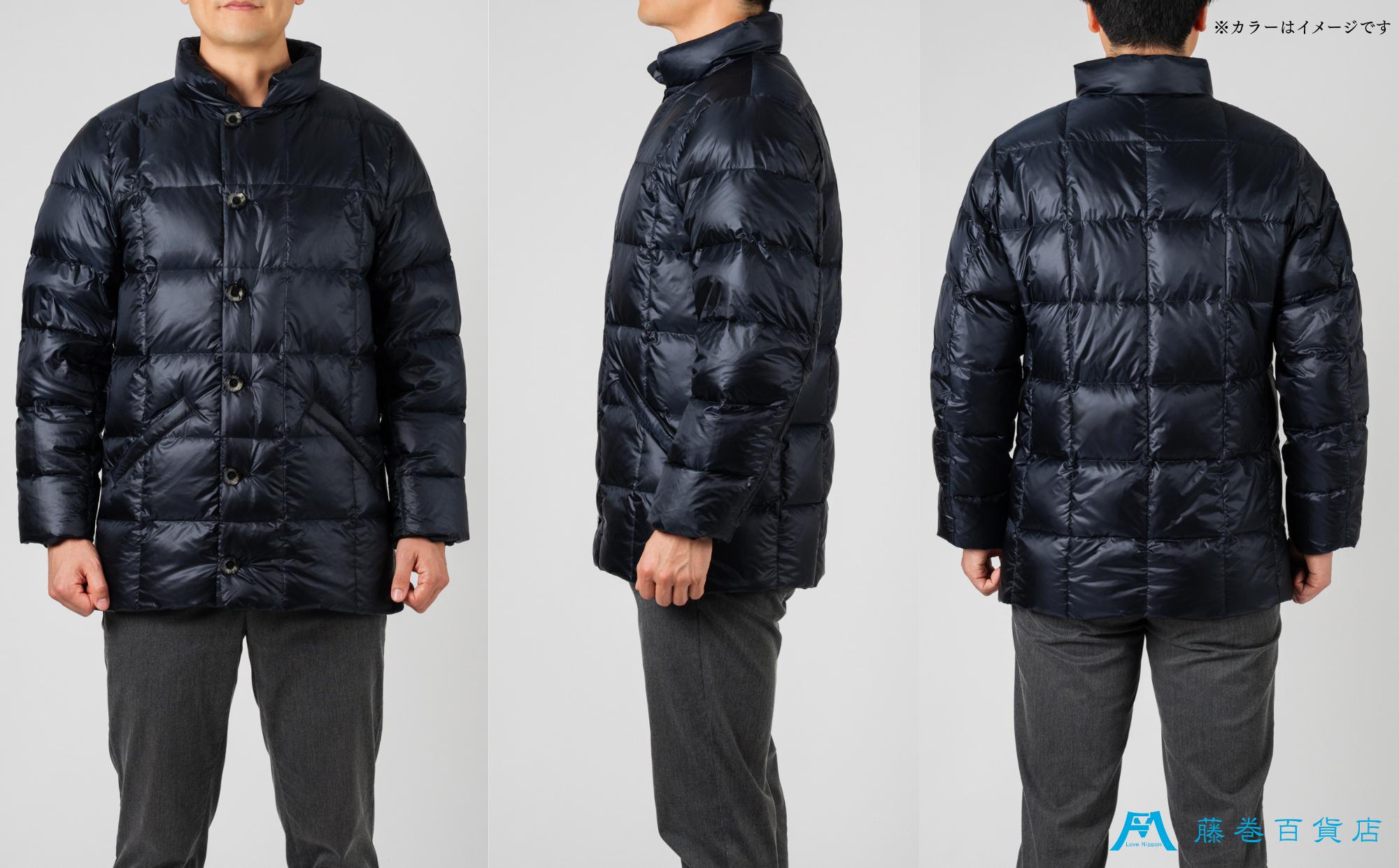 【藤巻百貨店】 HOKKAIDO DOWN×CENTENA （ネイビー） 北海道ダウンジャケット