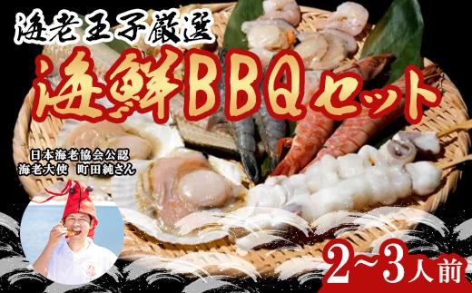 海鮮BBQセット 2～3人前 えび イカ ホタテ つぶ貝 シマホッケ
