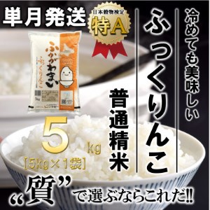 【令和7年産先行受付】北海道深川産ふっくりんこ5kg(普通精米)【1296654】