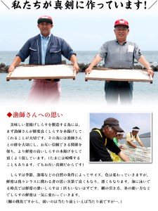 a10-807　甲羅組 天然 釜揚げしらす 約500g 2袋 合計 約1kg