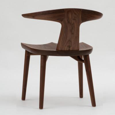 ふるさと納税 常陸大宮市 【家具蔵】アームチェア コルノ ウォールナット材 |  | 01