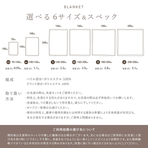 LUXZA ラビットファー ブランケット シングル（チャコール）_LUXZA シングル チャコール ひざ掛け 毛布 もこもこ 洗える 高密度 生地 静電気防止加工 お取り寄せ 福岡県 久留米市 送料無