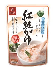 【3か月定期便】紅鮭がゆ　24食 防災 備蓄 保存 防災グッズ ストック