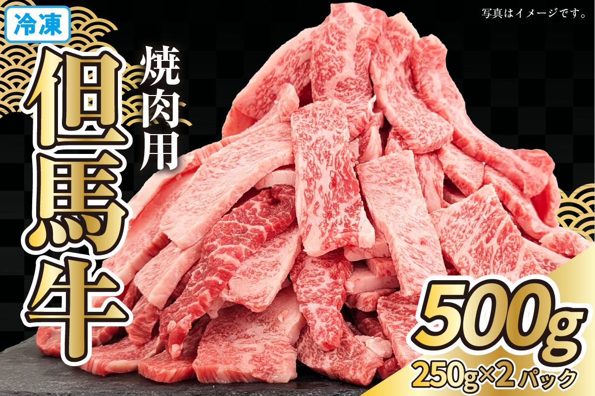【但馬牛焼肉用切り落とし 500g（250g×2）】 冷凍  但馬牛 和牛 国産 大人気 人気 おすすめ ランキング 牛肉 ステーキ 焼肉 BBQ 肉 小分け 便利 但馬 兵庫県 但馬牛 JAたじま肉の店本店 72-21