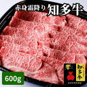 【ふるさと納税】 訳あり 高級 国産 ブランド牛 知多牛 赤身 霜降り 600g 冷凍 お肉 しゃぶしゃぶ すき焼き 焼き肉 おすすめ 人気 愛知県 南知多町 【配送不可地域：離島】