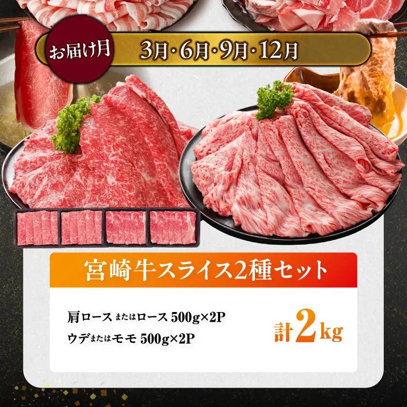 ≪3回連続お届け≫とにかくお肉大好き!宮崎牛と宮崎県産豚定期便L(総重量8.2kg)〔T84-3-N201〕_(都城市) 宮崎県産 牛肉 宮崎牛 豚肉 しゃぶしゃぶ すき焼き 焼肉 バラ 肩ロース ロ