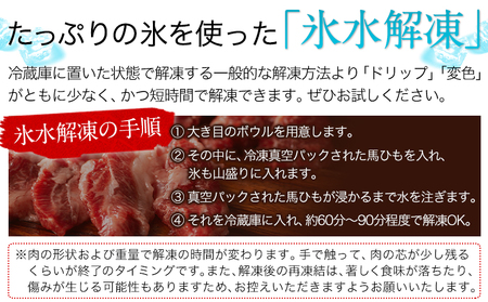 馬ひも 馬刺し用 320g(80g×4袋) 《30日以内に出荷予定(土日祝除く)》 熊本県 苓北町 肉 馬ひも 馬肉
