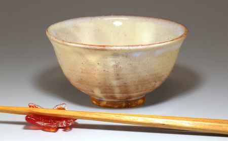 萩焼 ごはん茶碗（粉引）