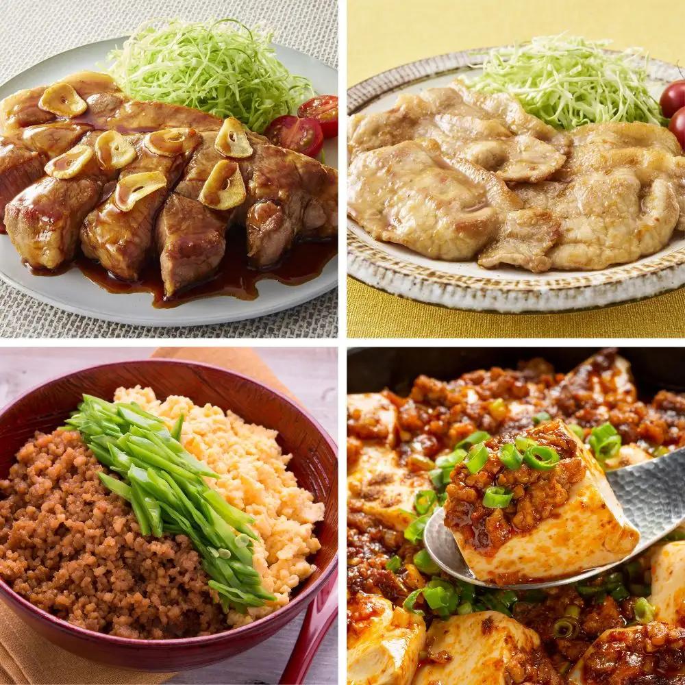 6ヶ月定期便  岩手ブランド豚 四元豚 おまかせ カット肉 ＆ ひき肉 セット 約1.25kg GIFTON ロース バラ 肩ロース モモ ひき肉 合計約1.25kg×6回 定期便 豚肉 お歳暮 お中