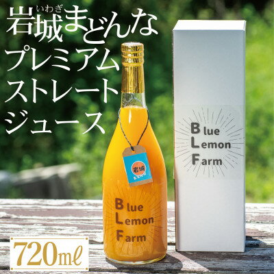 【ふるさと納税】愛媛　ブルーレモンファームの岩城まどんな プレミアムストレートジュース　720ml【1619436】