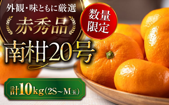 【先行予約】【12月上旬から順次発送】【期間・数量限定】愛媛みかん 南柑20号 赤秀10kg箱（100玉〜160玉） 果物 フルーツ みかん ミカン 愛媛みかん 愛媛県大洲市/愛媛たいき農業協同組合[AGAO007]
