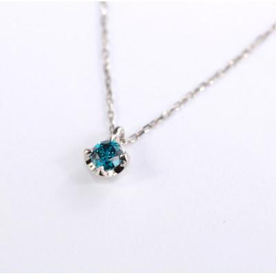 ふるさと納税 富士川町 ブルーダイヤ 0.1CT ダイヤモンド ペンダント P495BD-P |  | 02