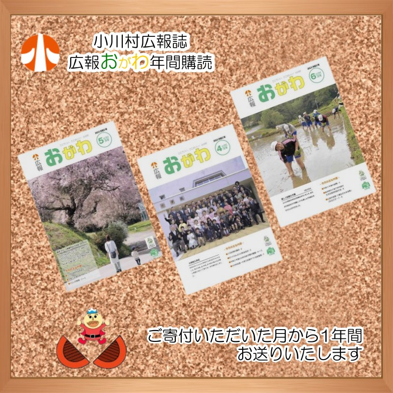 
248＊小川村広報誌　広報おがわ年間購読
