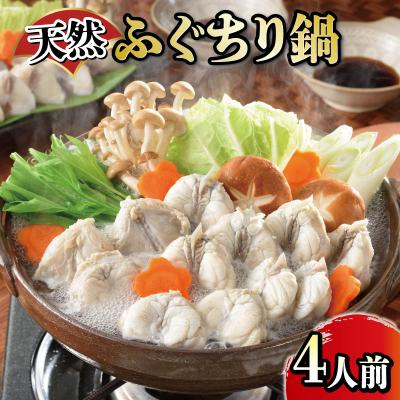 ふるさと納税 下関市 たっぷり4人前　天然ふぐちり鍋(T-58IZ) FG019