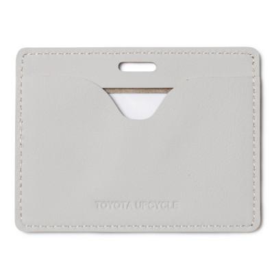 ふるさと納税 豊田市 TOYOTA UPCYCLE　IDカードホルダー(白) |  | 01