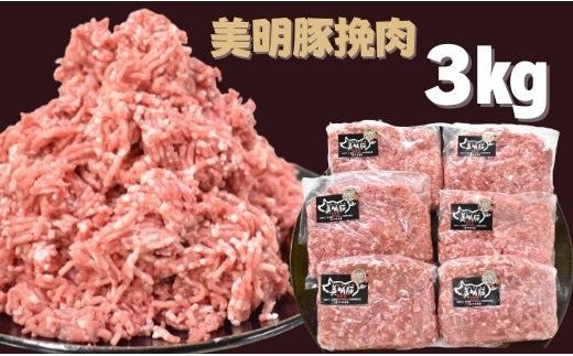 DH-4 【美明豚】挽肉（500g×6パック）