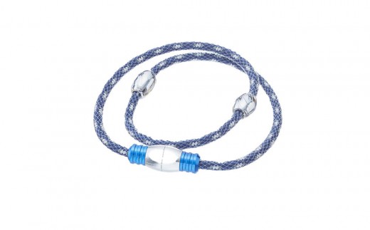 
                  【サイズ選択可】ザオラル・リカバリーネックレス　NV/SI｜横浜市 Sサイズ Mサイズ Lサイズ 健康アクセサリー 血行促進 回復力向上 パフォーマンスアップ 
                