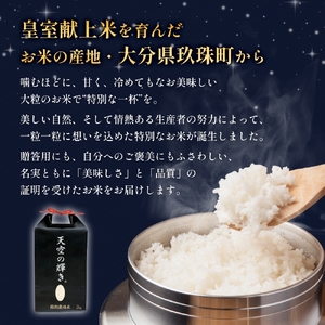 令和7年産 くす天空の輝き（ひとめぼれ） 2kg 白米 精米 令和7年産 大分県 特別栽培米 特Aランク 米 お米 コメ こめ つや もちもち 献上米 ひとめぼれ お取り寄せ 安全 食味ランキング 国