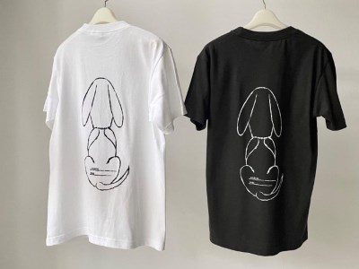 DOG T-SHIRT【Mサイズ／SMOKE BLACK】