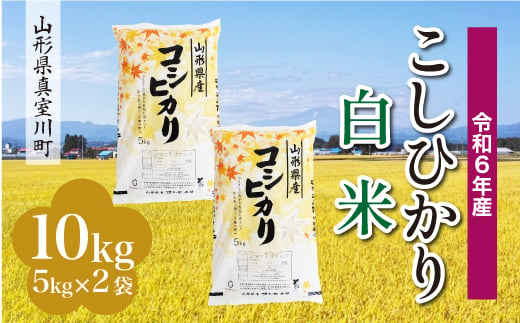 
            ＜配送時期が選べて便利＞ 令和6年産 真室川町 コシヒカリ  ［白米］ 10kg（5kg×2袋）
          