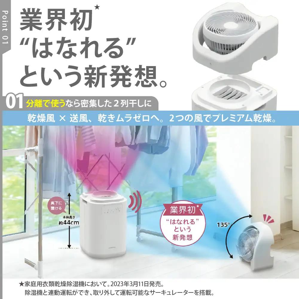 サーキュレーター連動衣類乾燥除湿機（CDSC TYPE）