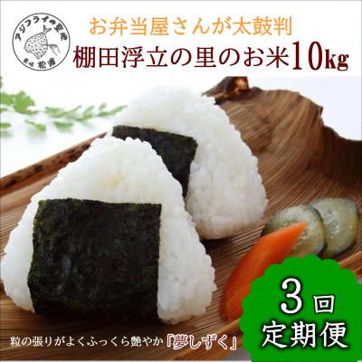 ふるさと納税 松浦市 【毎月定期便】お弁当屋さんが太鼓判!棚田浮立の里のお米10kg全3回