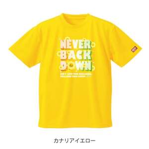 JTTA公認　卓球ユニフォーム【男女兼用(ドライ):150サイズ】ネバーバックダウンB　カナリア【1658076】