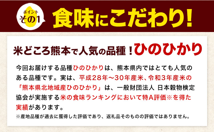 【隔月6回定期便】令和7年産 ひのひかり 定期便 選べる白米 無洗米 5kg 10kg  20kg《お申込み翌月から出荷》熊本県産 ふるさと納税 精米 ひの 米 こめ_イメージ3