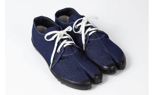 地下足袋　倭紋－わもん－地下足袋　デッキ足袋　INDIGO    27cm　地下足袋シューズ　足袋シューズ　わもん地下足袋　倭紋地下足袋　わもん地下足袋種類　地下足袋日本製　地下足袋職人技　五つ星ひょうご選定商品