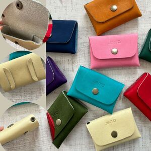 JINTO ツバサ ウォレット 財布 :ピンク 野球 グローブ 革 革 小物 レザー 日本製