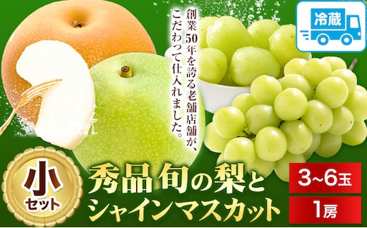 
										
										【先行予約】梨 なし シャインマスカット と 旬 の 梨 セット (小) 高間商店《8月下旬から10月上旬頃出荷》 鳥取県 八頭町 果物 くだもの フルーツ マスカット ナシ ぶどう ブドウ---yazu_tkm_31_s---
									