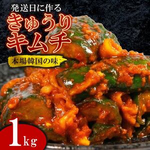 【 旨辛 】 胡瓜キムチ 1kg オイキムチ キムチ きゅうり 胡瓜