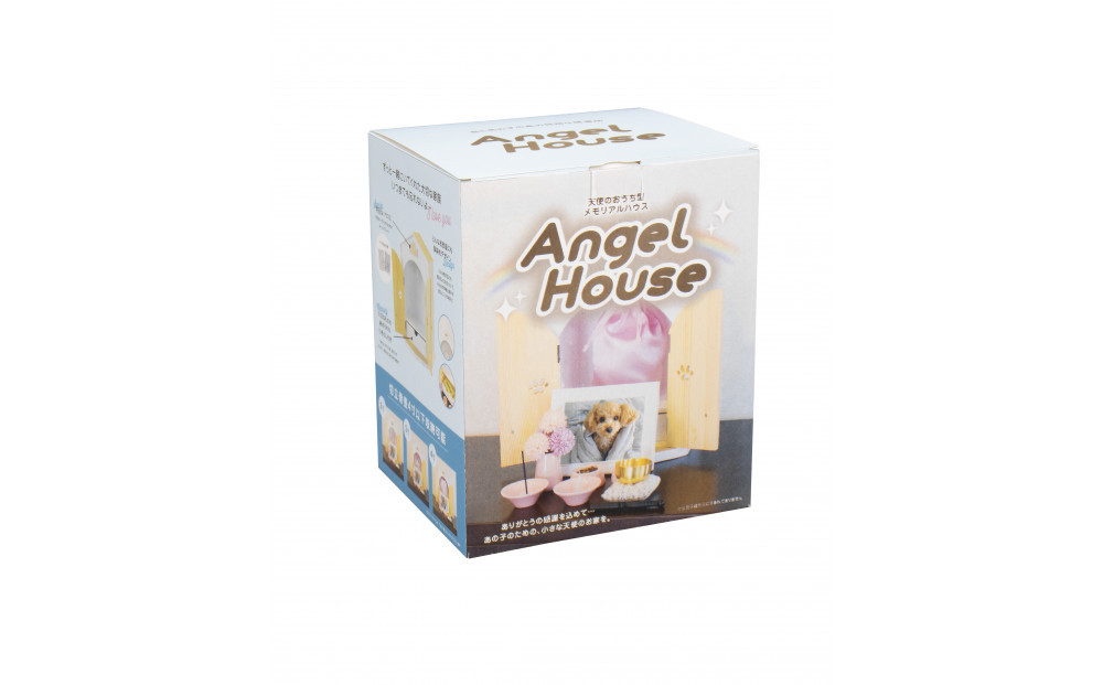 AngelHouse天使のおうち型仏壇　ラベンダー