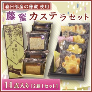 BF001-1洋菓子屋さんのパティシエが作る藤蜜カステラ☆14点セット☆