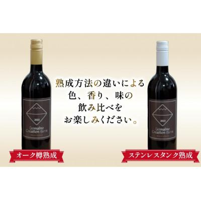 ふるさと納税 韮崎市 《数量限定》赤ワイン2本セット ステンレスタンク & 樽熟成 750ml×計2本 |  | 02