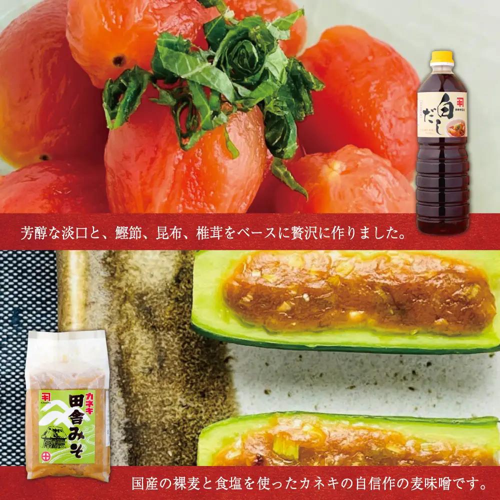 【蔵元直送】鹿児島の調味料詰合せ（5種） 醤油 甘口 だし めんつゆ 酢 味噌 煮物 天ぷら そうめん 鍋物 ギフト 贈答用 常温 南さつま市