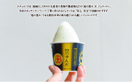 秘伝の陣太刀 ずんだ ジェラート 6個セット