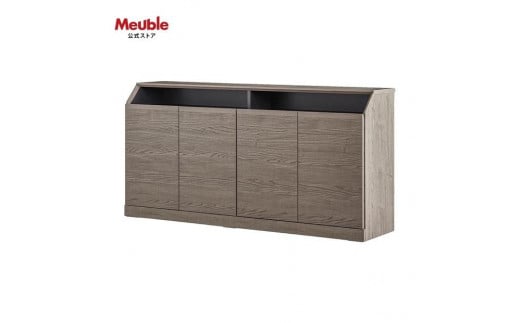 it イット 160cm サイドボード ＜グレー＞ 【モーブル】【大川家具】