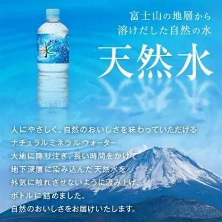 【毎月定期便】【6か月お届け】「おいしい水」 天然水 富士山 600ml【24本入】アサヒ飲料全6回【4053320】